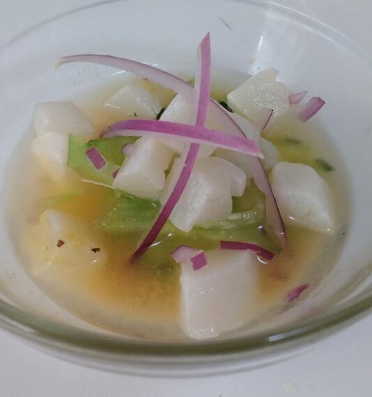 Scallop and Passionfruit Ceviche Scallop and Passionfruit Ceviche